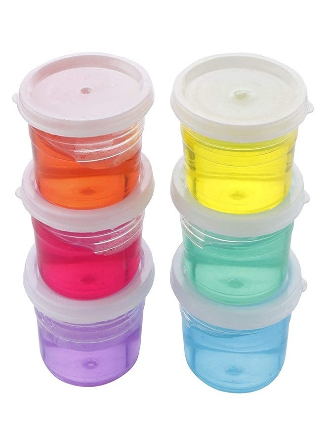 Promote Trader 6 pcs Flexible Crystal Slime Magic Mud Soft Clay Putty Toys for Kids Boys Girls with Clay Modelling Tools for Art and Craft Party Supplies - Image 1